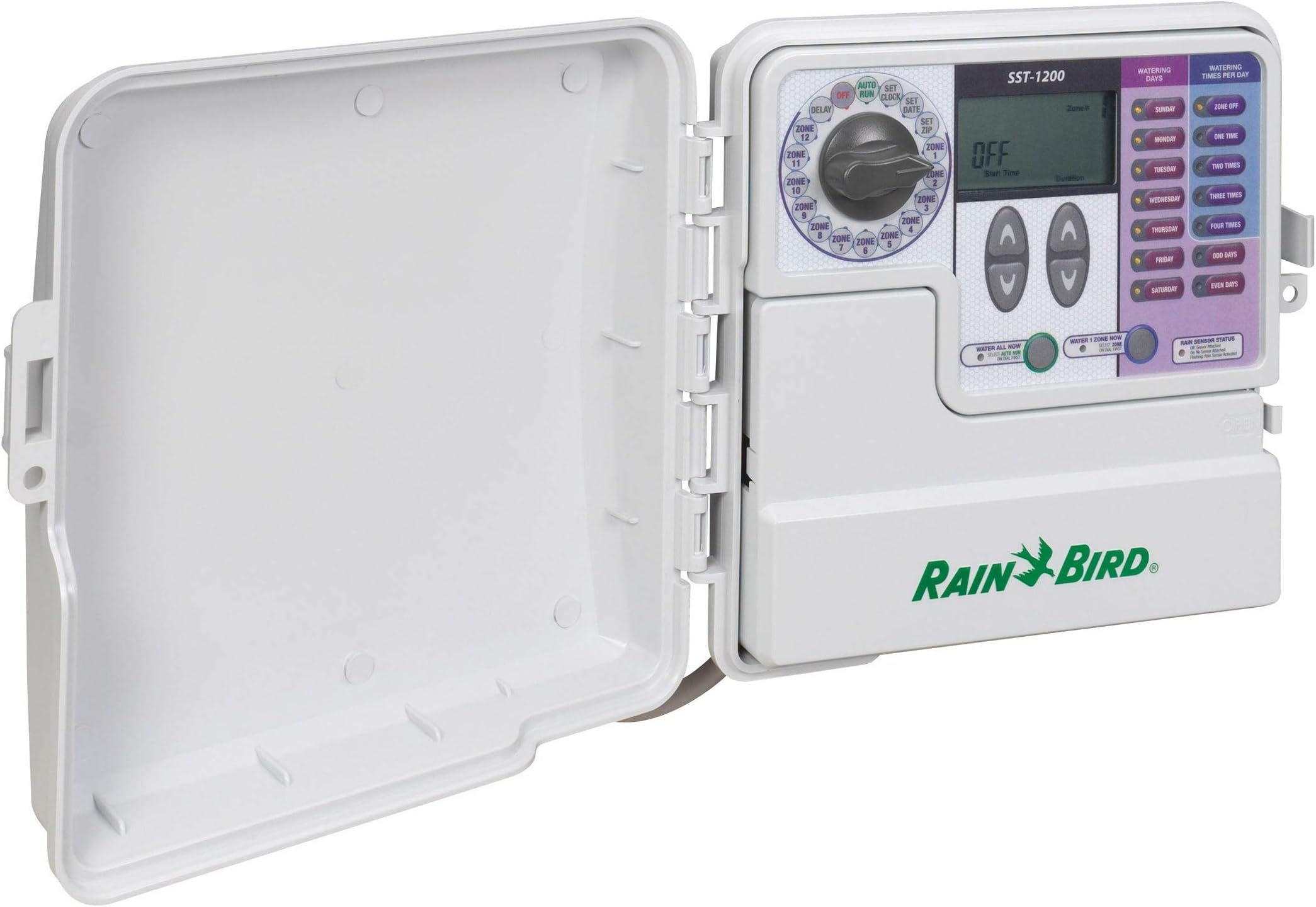 Rain Bird SST1200O Simple To Set Indoor/Outdoor Timer, 12-Zone (Discontinued by Manufacturer; replaced by SST1200OUT)