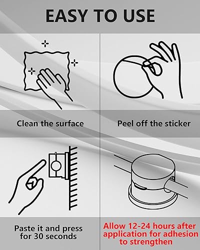 Miniatura 5 de Soporte magnético para cables de rotación de 360, paquete de 6 clips de cable 1s bloqueo organizadores de escritorio y accesorios adhesivos de