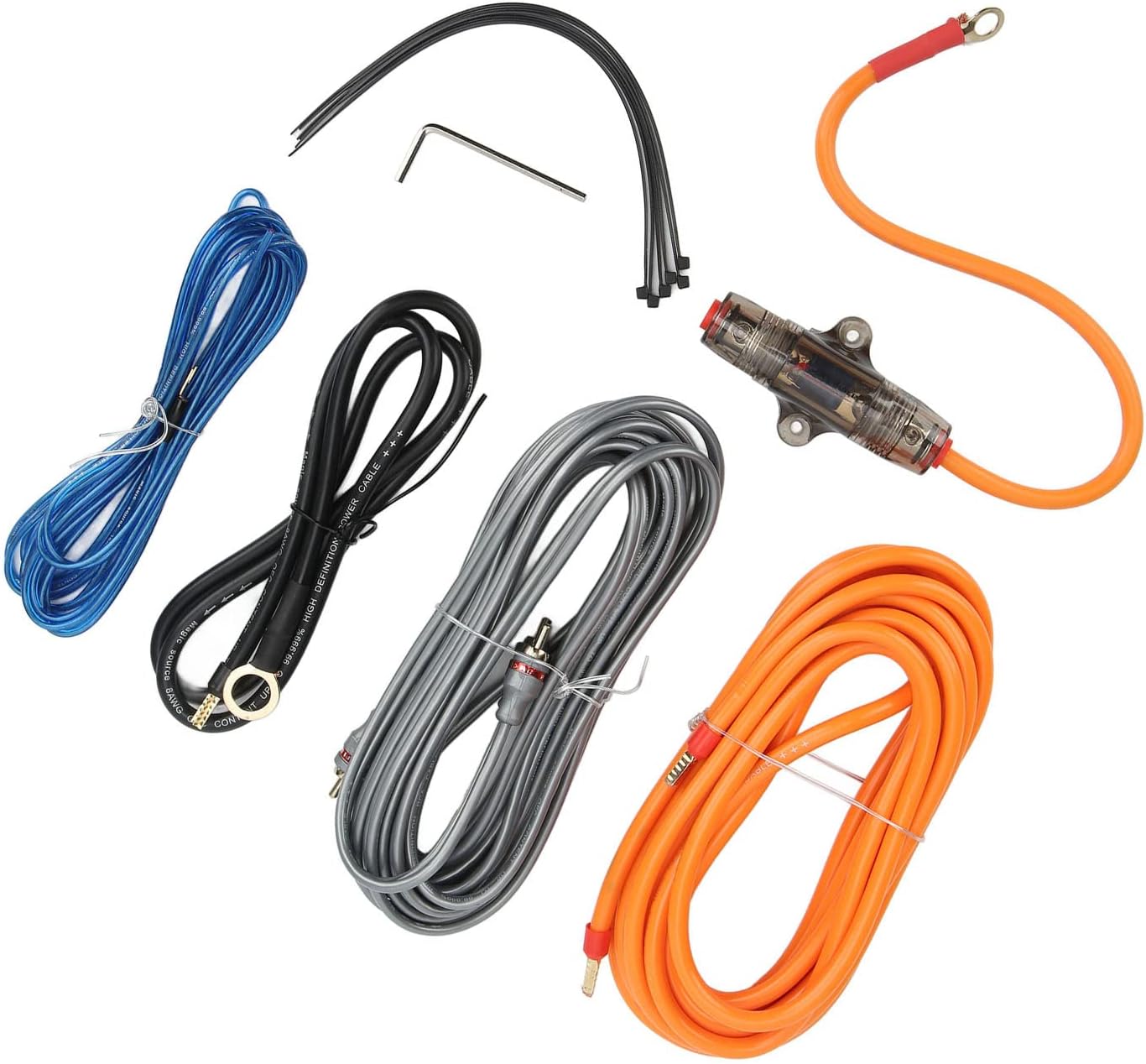 Car Amplifier Installation Kit 8 Gauge Copper ABS Amplifier