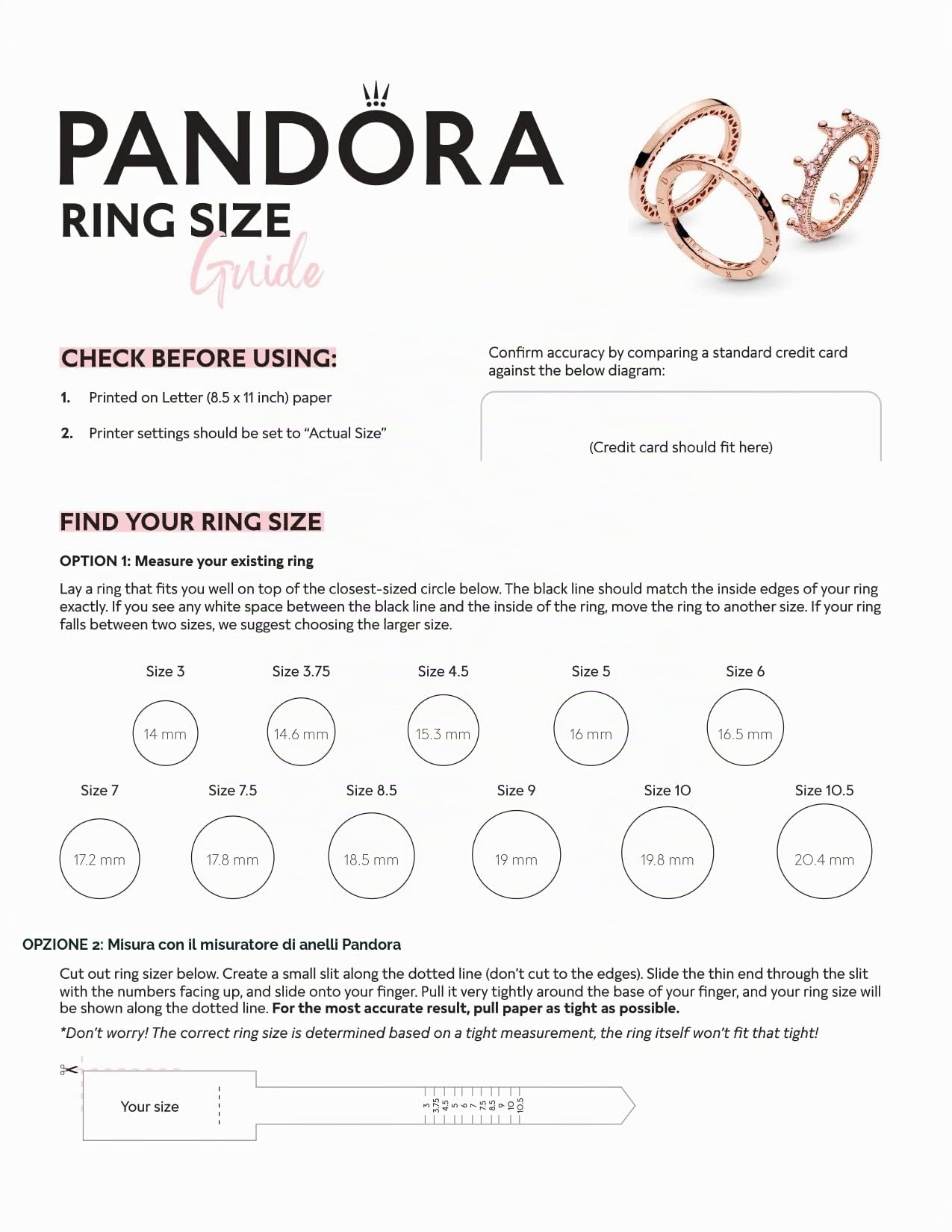 PANDORA Anello Desiderio scintillante, placcato in oro 14k, con pietre di zirconia cubica incolori