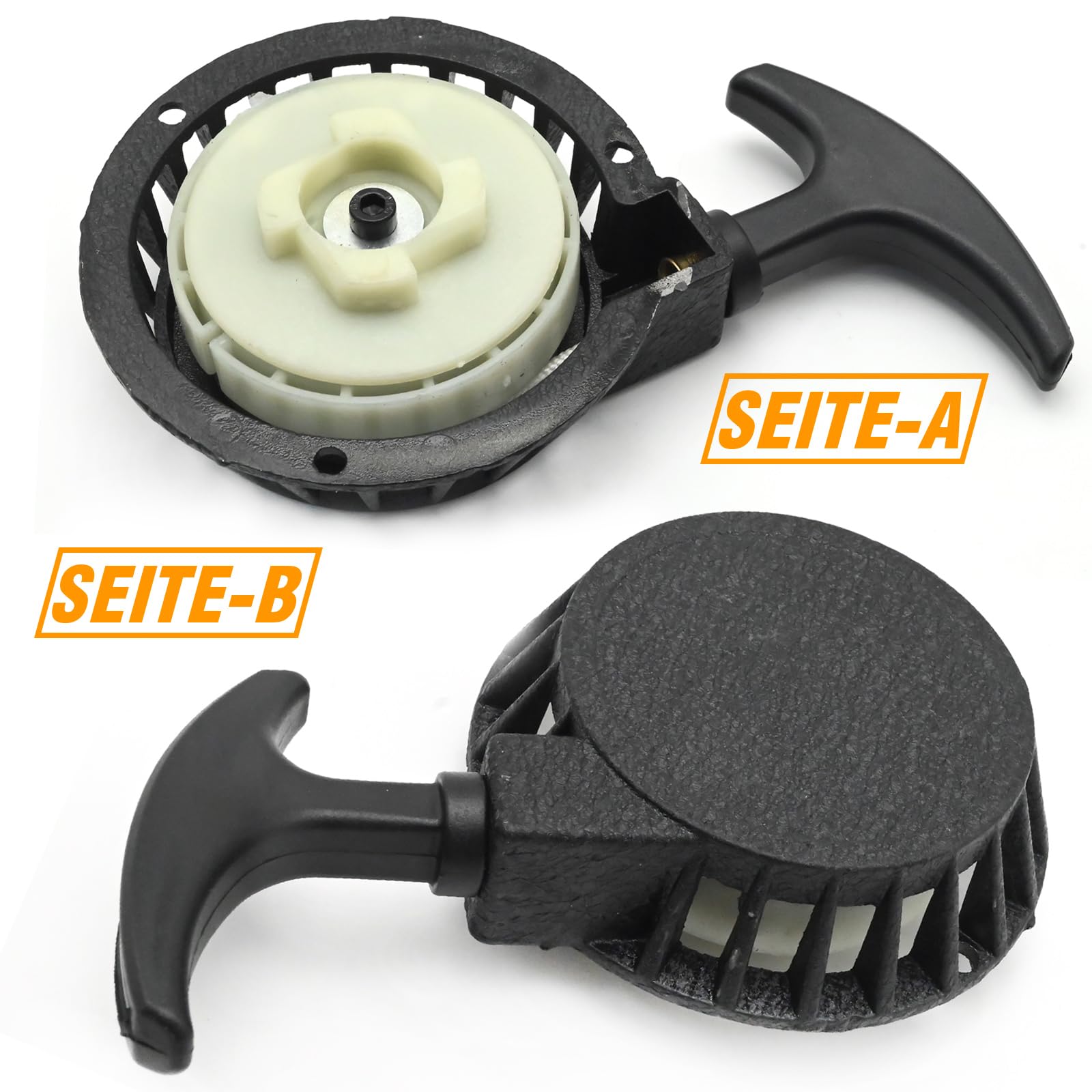 Avviatore a strappo da 82 mm, ricambio per mini moto da cross a 2 tempi, 43 cc, 47 cc, 49 cc, ATV, mini dirt bike, scooter, pit bike