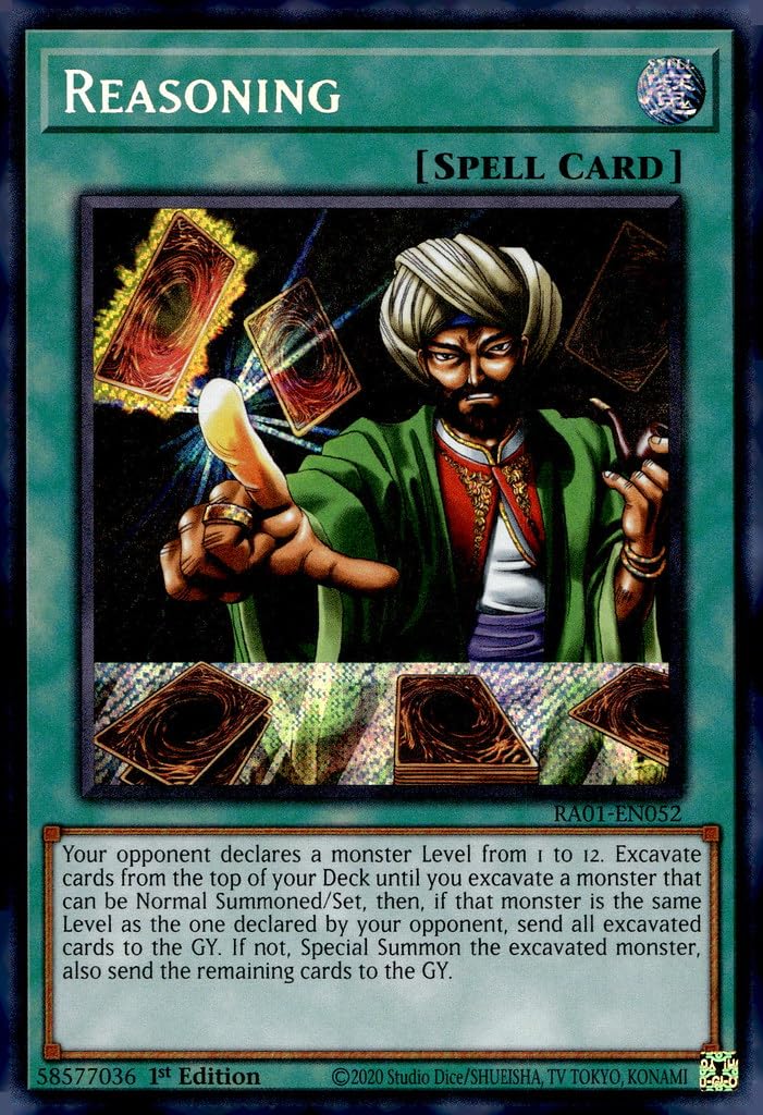 Reasoning (Secret Rare) - RA01-EN052 - Secret Rare