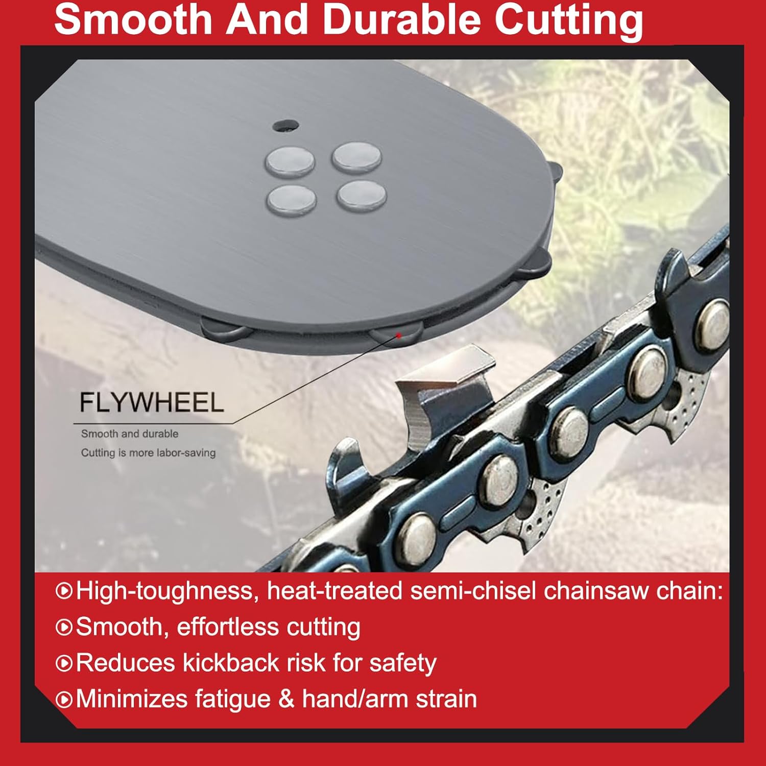 18 in Replacement Chainsaw chain view 5