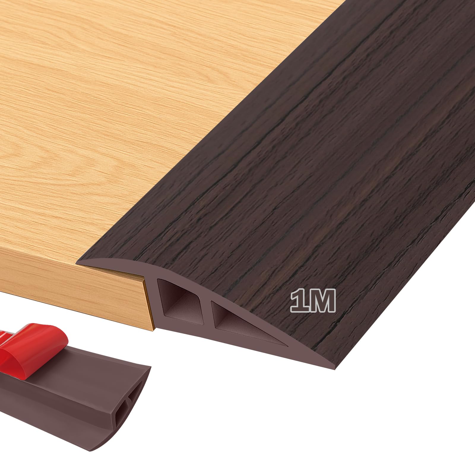 MeYuxg Übergangsprofil Selbstklebend 1M x 7CM, PVC Türschwel