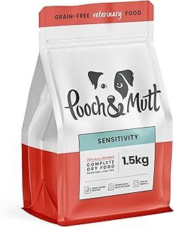 Pooch & Mutt – Veterinary Diet Dog Food (Grain Free), Sensitivity, 1.5kg (Packaging may vary)