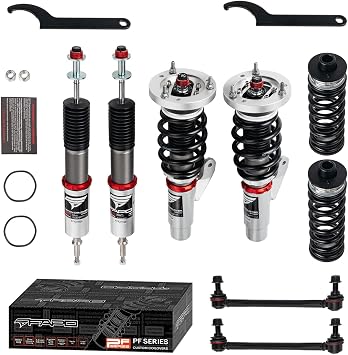 FAPO PF Coilovers for BMW 3 Series E90 AWD 2006-2011 | 328xi 330xi 335xi X-Drive, 32 Level Damping Mono-Tube Adjustable Height Upgraded Lowering Suspension Strut Kits