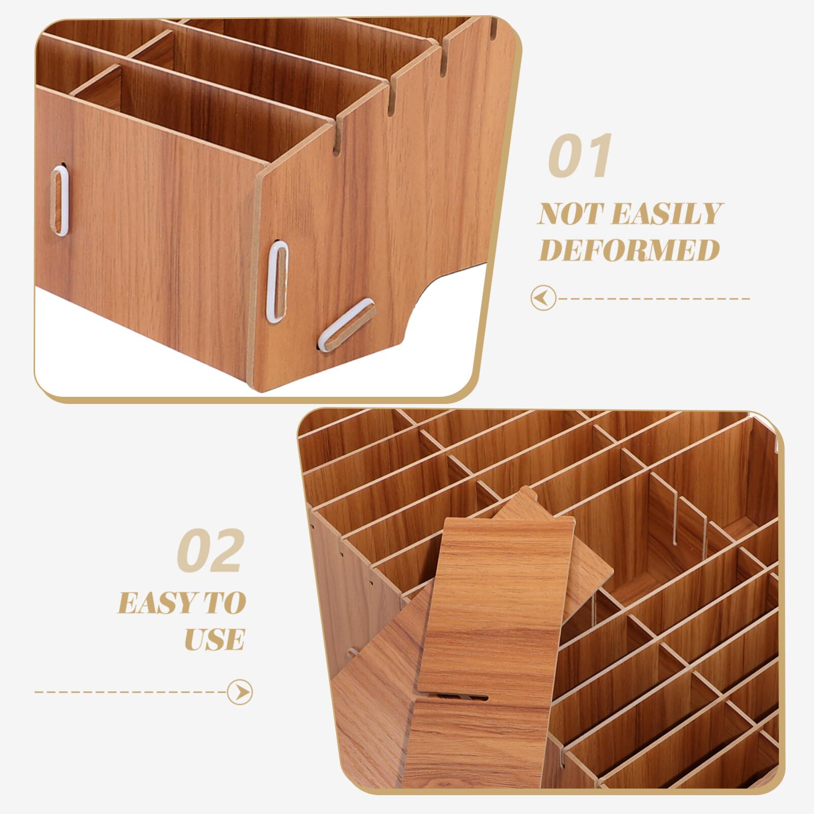 TEHAUX Organizer Per Telefonini Smartphone Multi-scomparti Per Scrivania Per e Scuola Design e