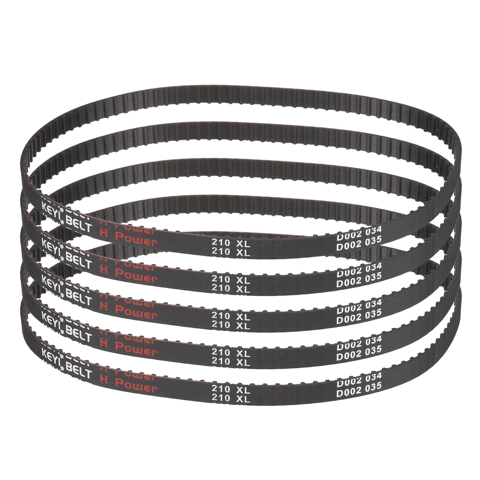 uxcell 4pcs 160XL 037 Timing Belt 80 Teeth Rubber Geared Cogged Belt, 0.37" Width, 0.20" Pitch Mechanical Replacement Belts — Amazon image 27
