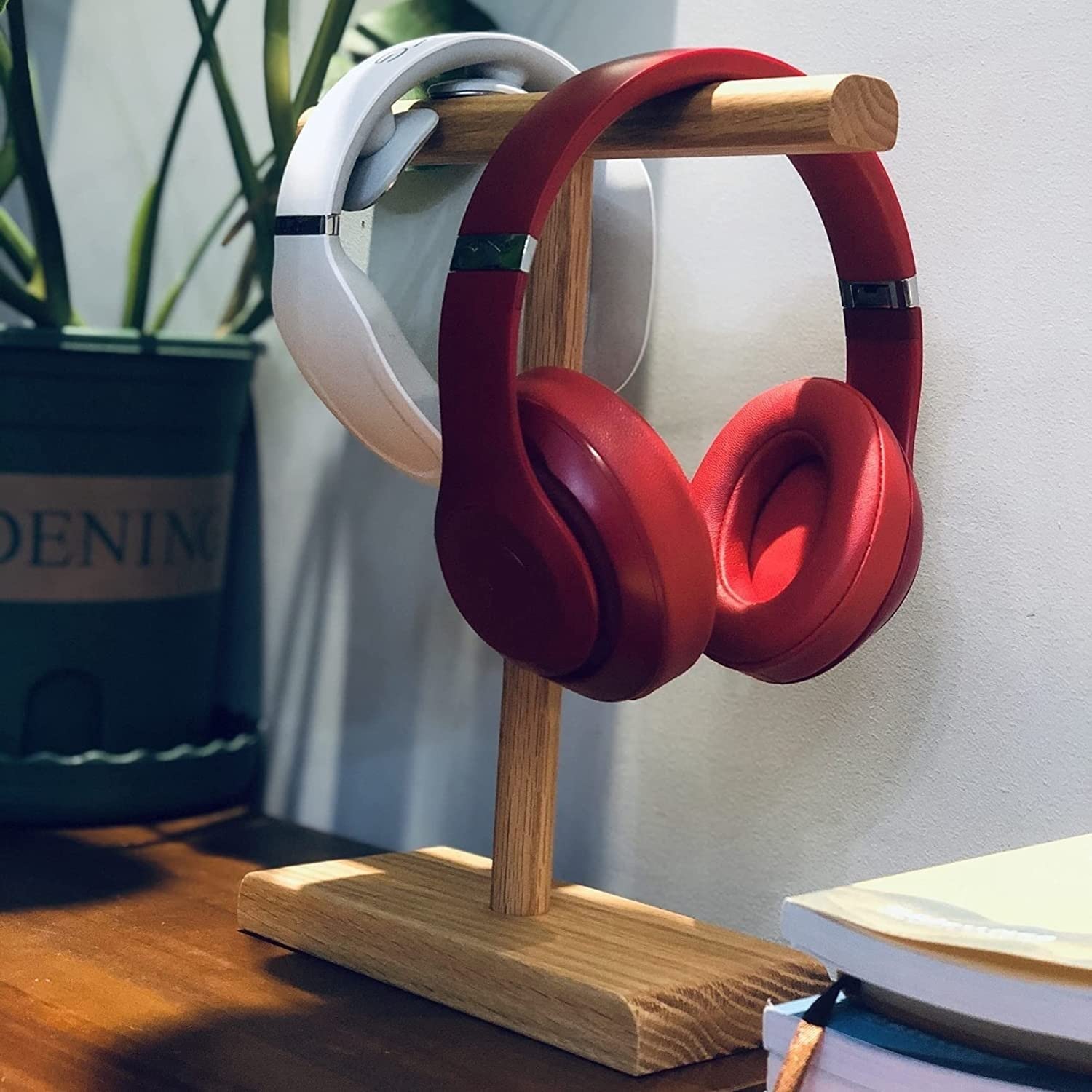 Supporto per Cuffie Supporto Cuffie Stand Cuffie Supporto Per Cuffie In Legno A Forma Di T Per Cuffie Da Scrivania Supporto Per Cuffie Da Scrivania Staffe Per Riporre Oggetti Organizzatore Per La Casa