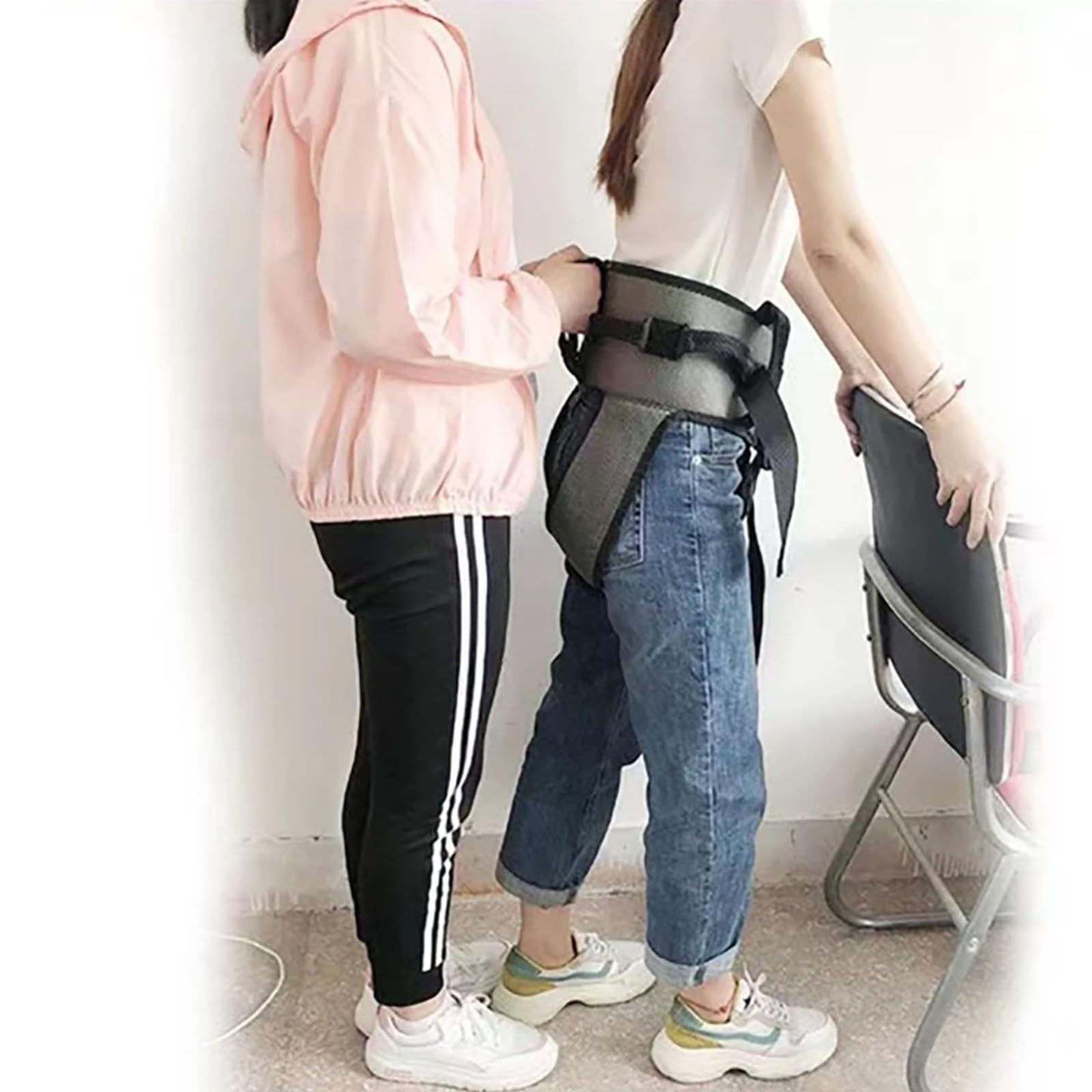 Cinturón De Transferencia De Pacientes, Seguridad De Enfermería Médico Dispositivo De Asistencia De Gait, Dispositivo De Andar, Para Ancianos, Cinturón Con Cinturón De 8 Asas