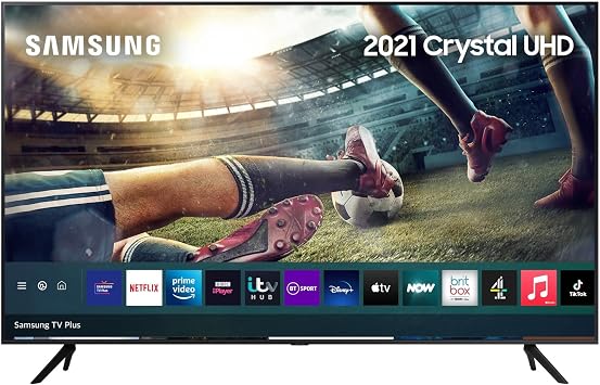 Samsung AU7100 43 Inch 2021   Crystal 4K Smart TV With HDR10+ Image Quality, Adaptive Sound, Motion Xcelerator Picture, Q-Symphony Audio And Gaming Mode - UE43AU7100KXXU [Energy Class G]