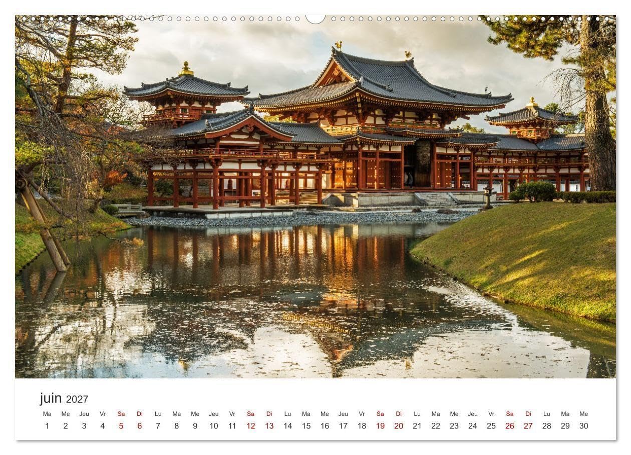 Jardiner au Japon (Calendrier mural haut de gamme 2027 DIN A2 vertical), CALVENDO calendrier mensuel: La beauté des jardins japonais