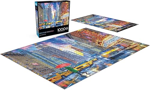 Miniatura 4 de Buffalo Games - Rainy Manhattan - Rompecabezas de 1000 piezas para adultos, rompecabezas desafiante perfecto para noches de juego - Tamaño terminado