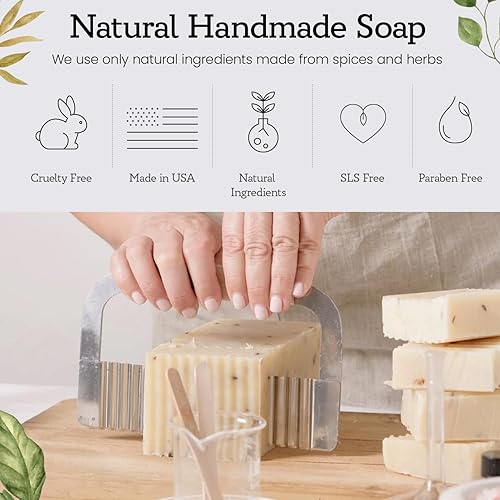 Miniatura 5 de Lizush Luxury Spa Gift Basket And Self Care Gifts For Women With Lemongrass, Grapefruit, Eucalyptus, Orange Ylang Ylang, Lavender. 6 Natural Soap