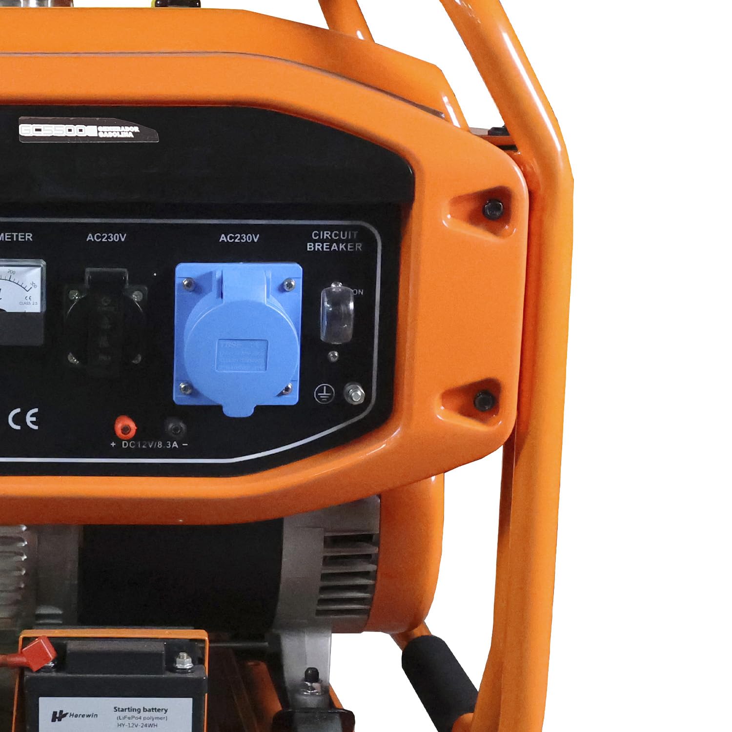 anova - Generador Gasolina | 3,2 kVA | Arranque Manual | para Suministro Eléctrico en Obras, Camping y Emergencias | Diseño Robusto y Larga Durabilidad | Larga Durabilidad y Materiales Resistentes