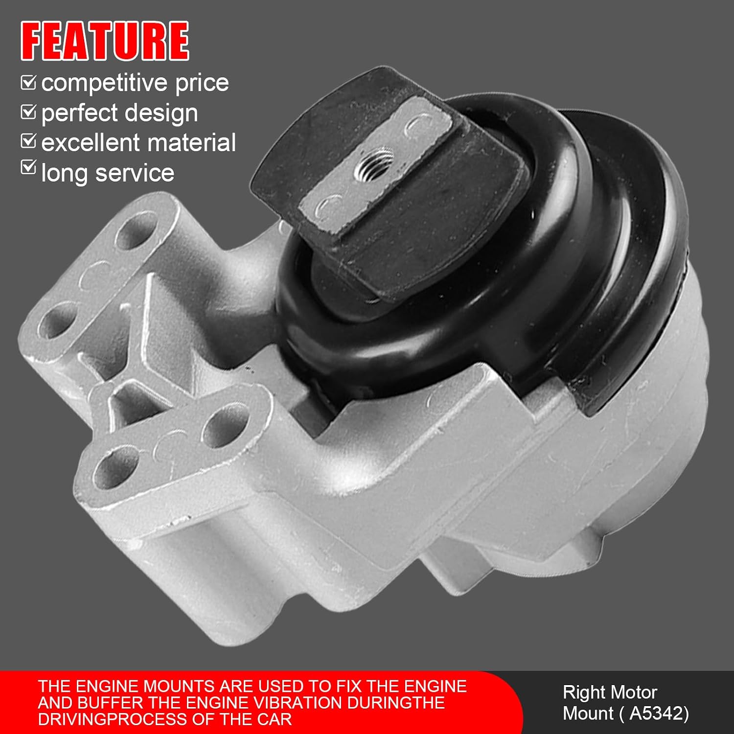 3Pcs Engine Motor and Transmission Mount Fit for Ford Flex 2013-2019 3.5L