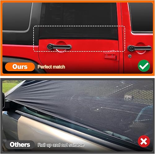 Miniatura 3 de GOTIDY Persianas opacas para ventanas laterales de automóvil, persianas de automóvil para ventanas laterales de bebé, cortinas de automóvil para