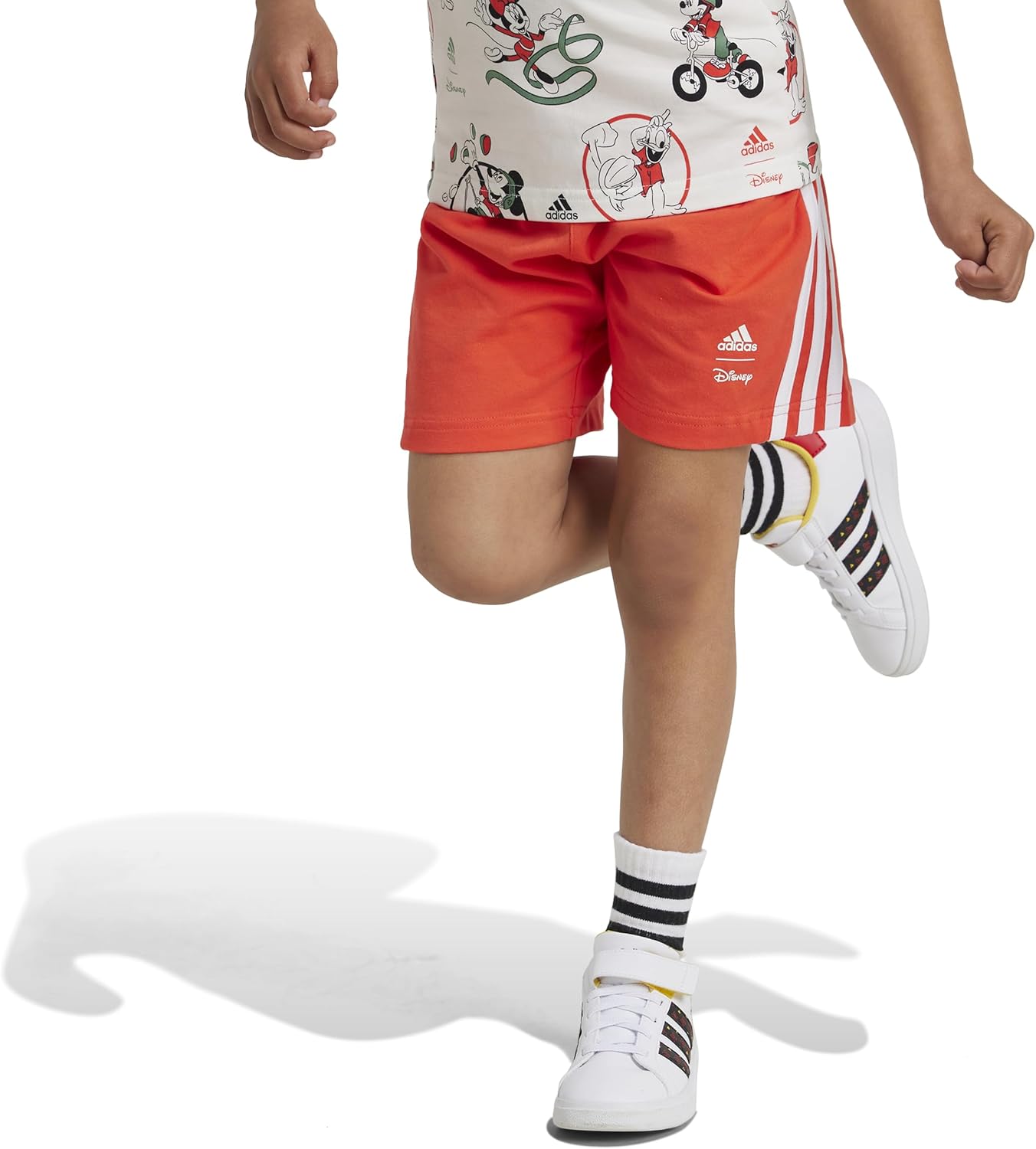 adidas boys Disney Mickey Mouse T-shirt Set