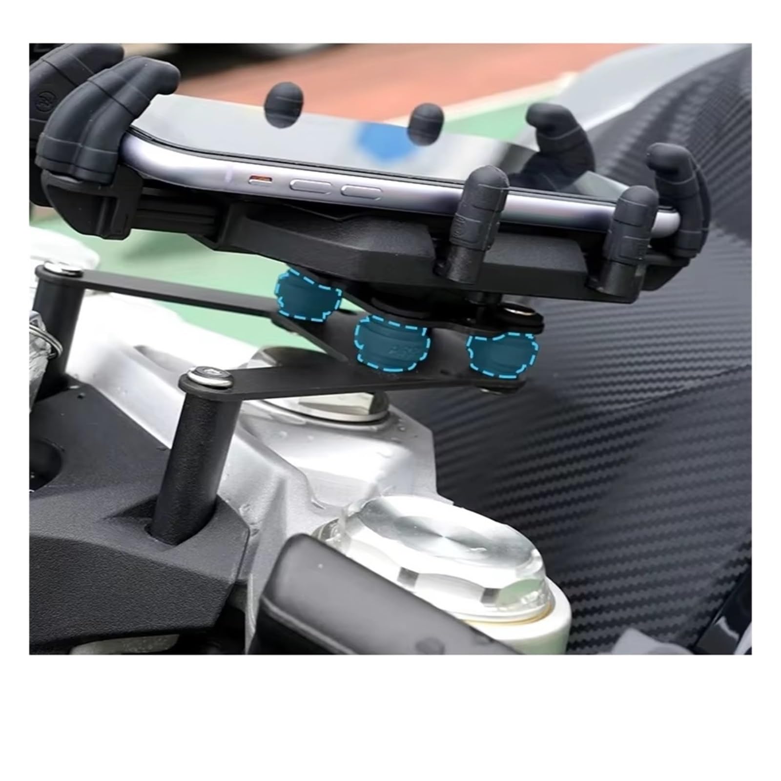 Supporto phone manubrio Per CF450SR Per Sr450 Supporto Navigazione Motociclistica Telefono Cellulare Ammortizzante