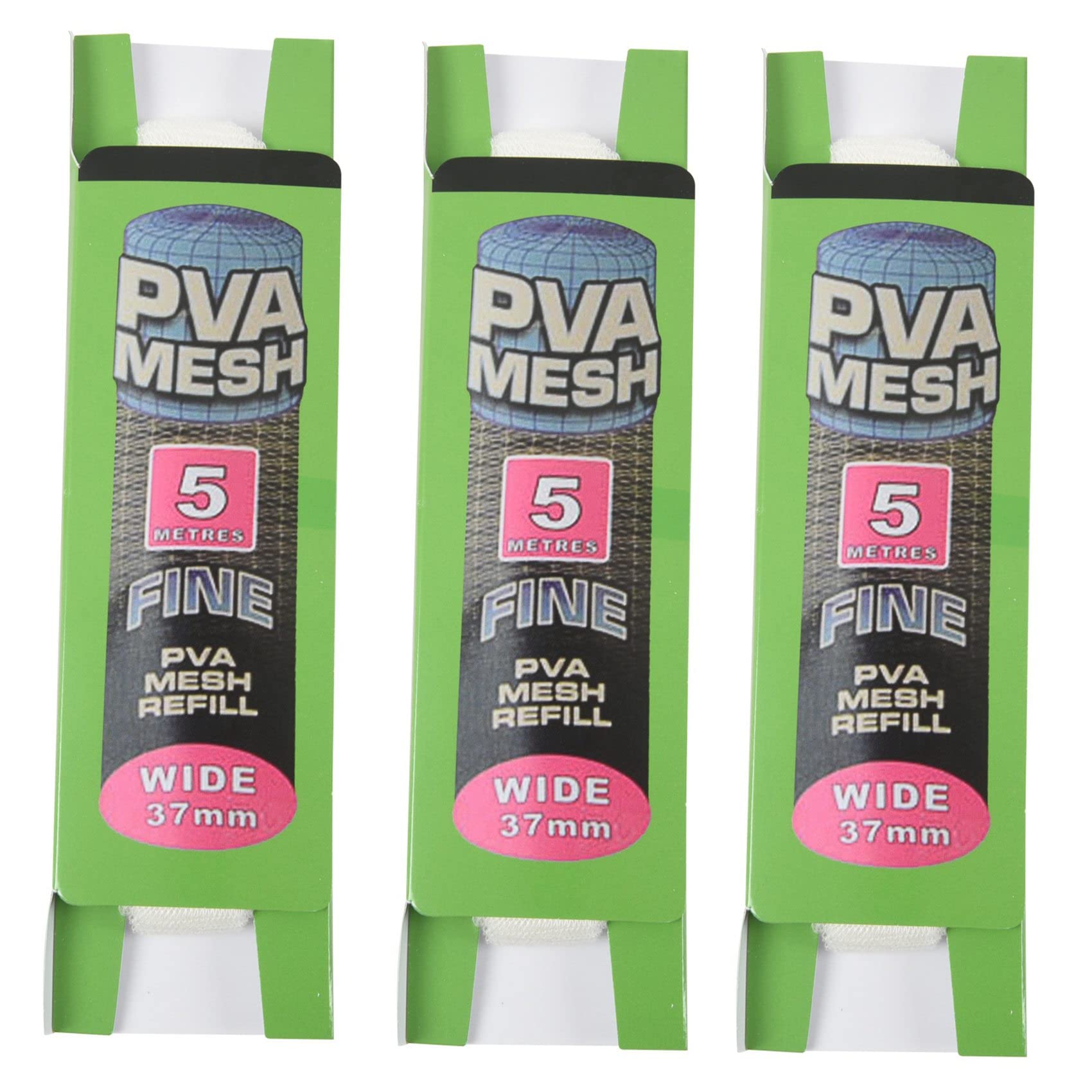 5M PVA 37 Millimetri Di Larghezza Mesh Refill Calz Boilie Rig Esca Wrap Borse Di Pesca Alla Carpa