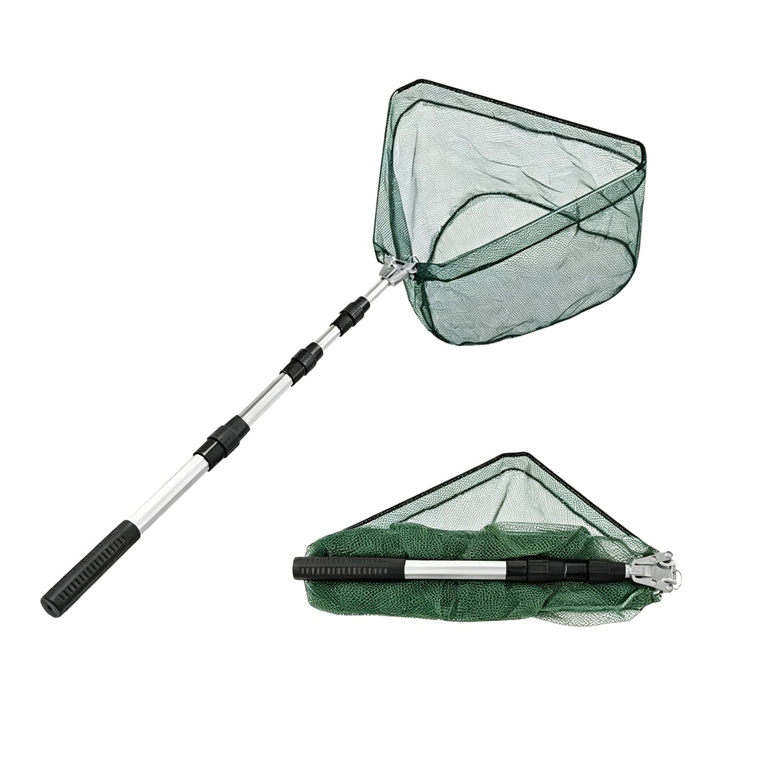 épuisette télescopique extensible