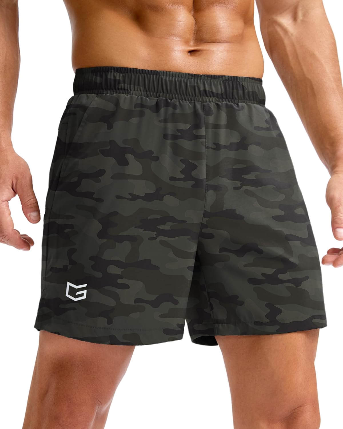 G Gradual Men's Athletic Running Shorts with Pockets Lightweight Quick Dry 5"/ 7"/ 9" Basketball Workout Gym Shorts for Men