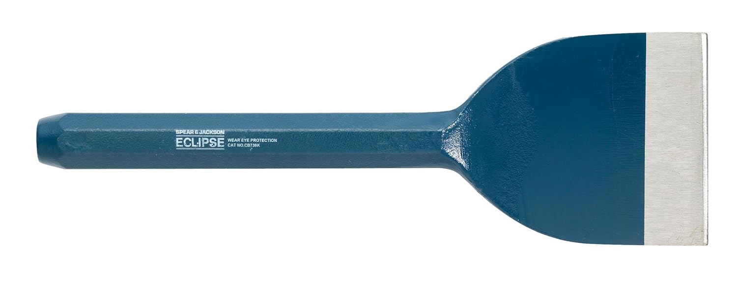 Eclipse CB730K Brick Bolster Cold Chisel, Chrome Vanadium Steel, 3