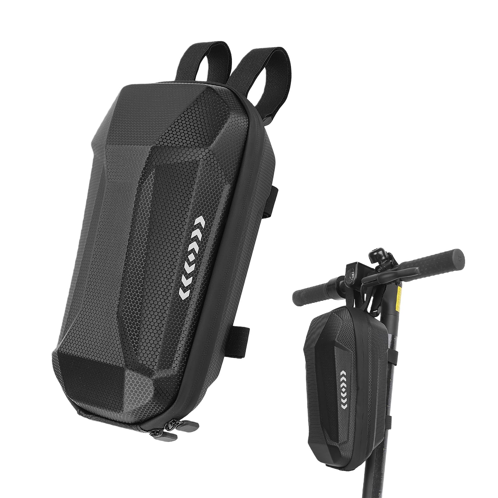 flintronic 3L Bolsa De Manillar Scooter Eléctrica, Scooter Bolsa De Tubo Frontal, Bolsas de Almacenamiento Impermeable EVA, para Xiaomi MI Mijia M365 Sedway Ninebot E ES1/2/3/4