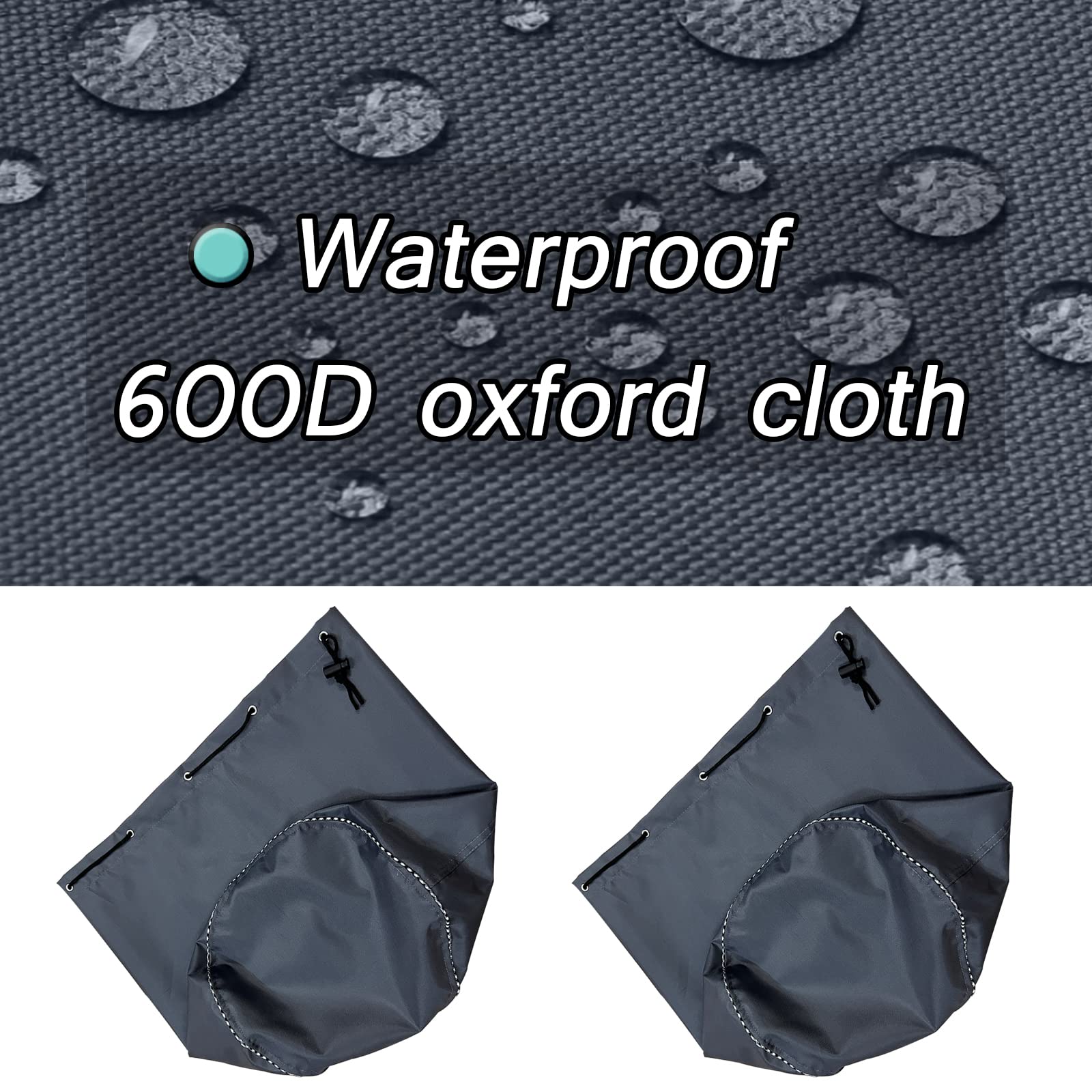 La cubierta impermeable para recortadora y la cubierta impermeable del motor son adecuadas para máquinas de recorte, cortacésped, sierra eléctrica, setos y sierra de varilla. Tela Oxford pesada 600D