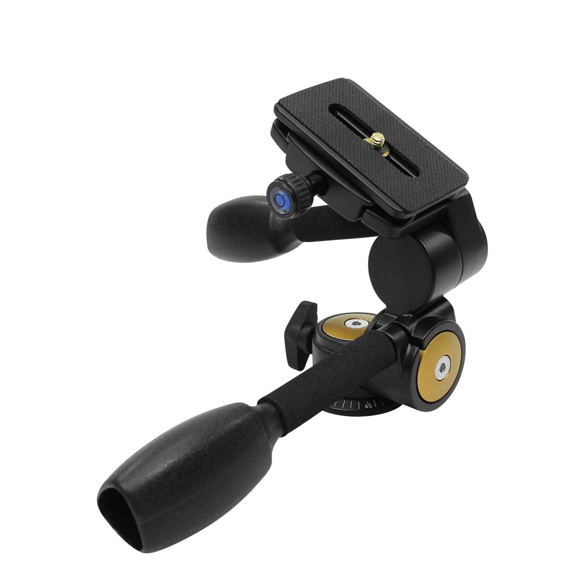 Omegon Treppiede-testa panoramica a 3 vie Pro PD80