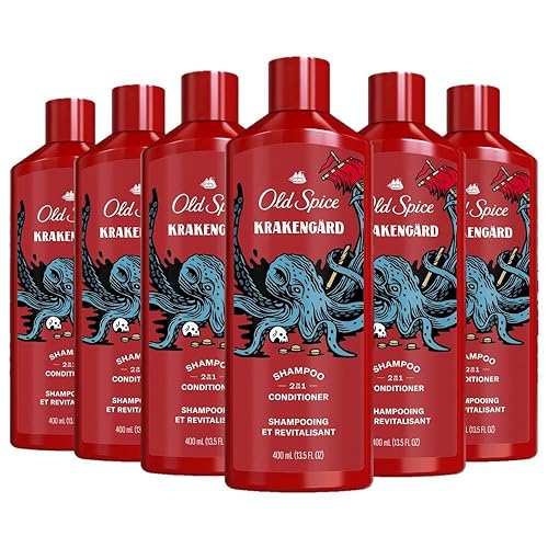 Miniatura 12 de Old Spice Bearglove - Champú y acondicionador 2 en 1 para hombres, cabello más saludable, más completo, más hidratado, 13.5 onzas líquidas cada uno