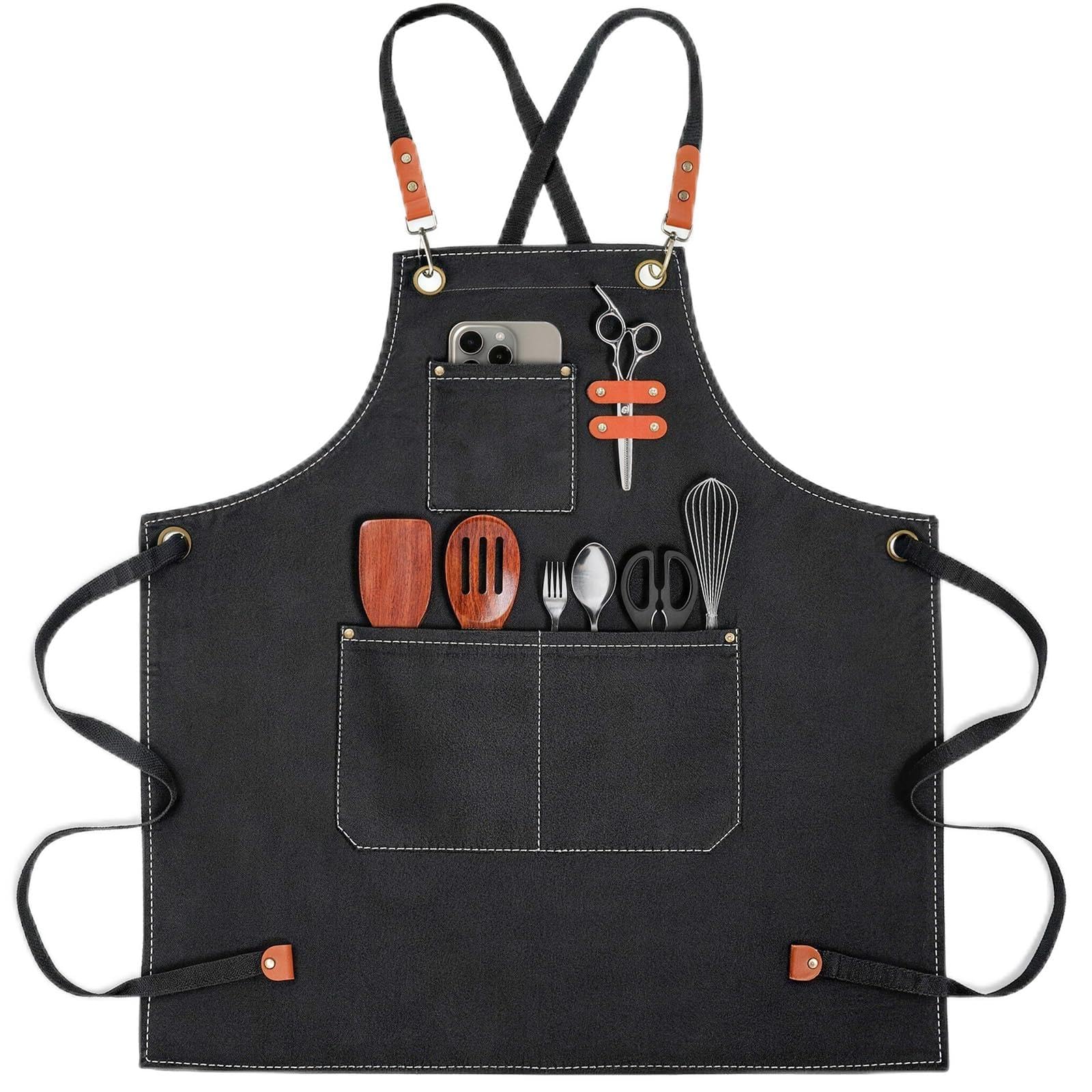 conda Artist Apron, Kunstschürze für Maler Frauen Männer, Malerei Kittel Erwachsene für die Schule