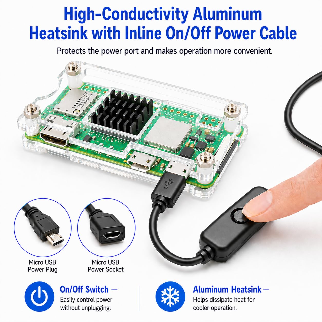 Amazon | Raspberry Pi Zeroケース、iUniker Raspberry Pi Zero 2 w用