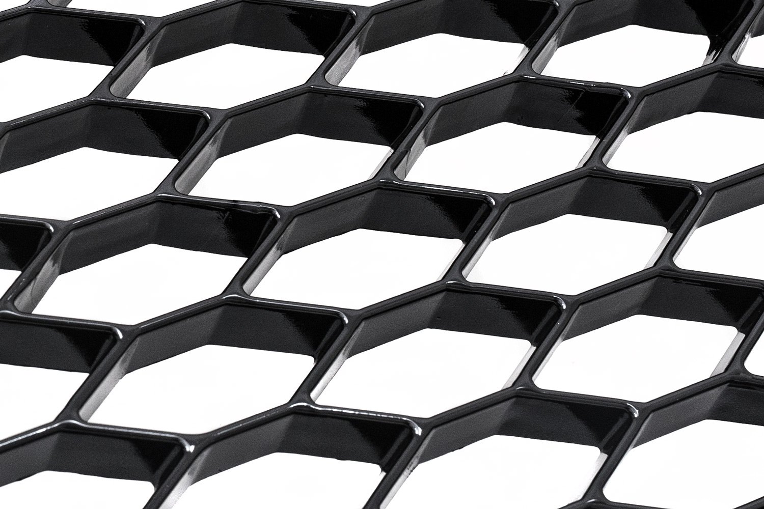 Rejilla Del Radiador Deportiva Negra Brillante Para Audi A4 B8 (2008-2012), Estilo Nido De Abeja, ABS