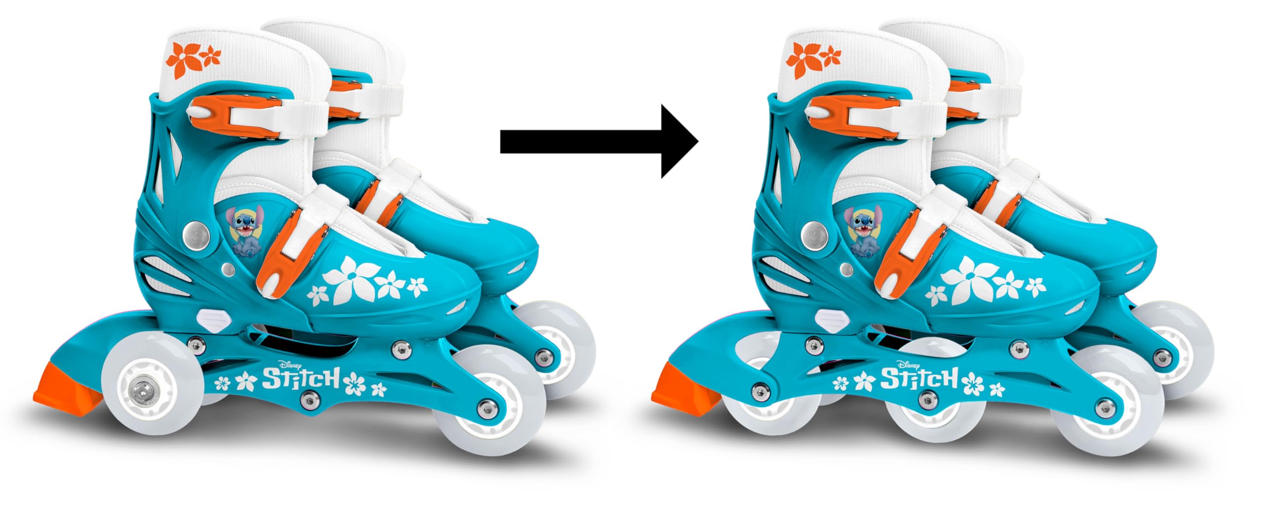 Rollers TRISKATES Stitch 27-30, Blue White