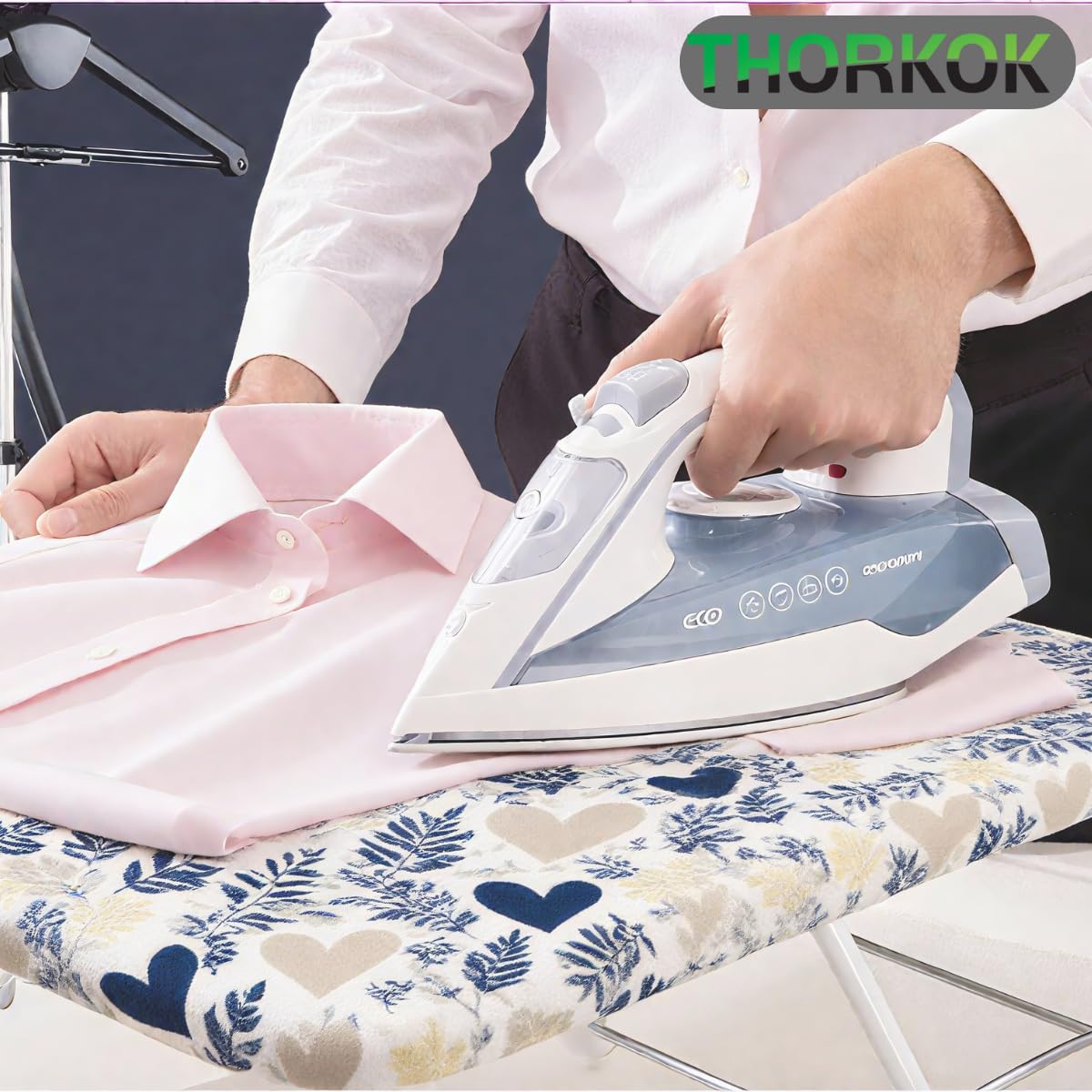 Asse da stiro da tavolo, piccola asse da stiro, compatta, portatile, con tappetino in silicone per appoggiare il ferro da stiro, salvaspazio, per uso domestico, da tavolo, da viaggio, 60 x 37
