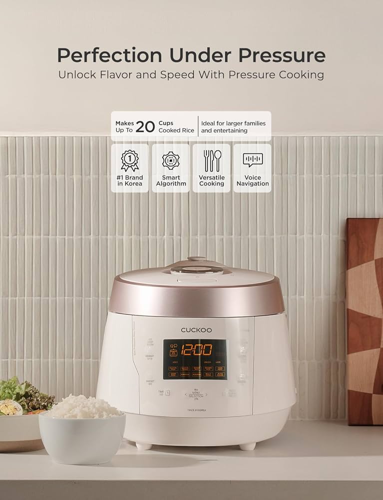 CUCKOO 電気圧力鍋 ホワイト 人気の電気圧力鍋「TIGER COOKPOT」に新機能と新サイズが追加！ 2024年