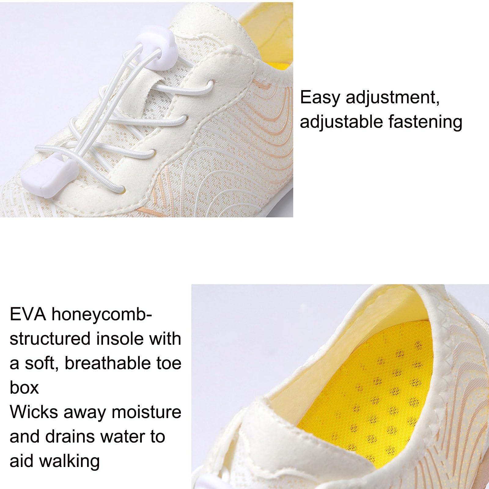 Traspiranti Scarpe Da Scoglio Asciugatura Rapida Fori Di Drenaggio Barefoot Shoes Unisex Regolabili Chiusure A Scatto Scarpe Barefoot Anfibie Da Spiaggia