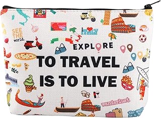 PXTIDY Italy Travel Gift Italy City Trip Survival Kit Italy Themed Italy Vacation Toiletry Bag Italy Traveller Makeup Bag