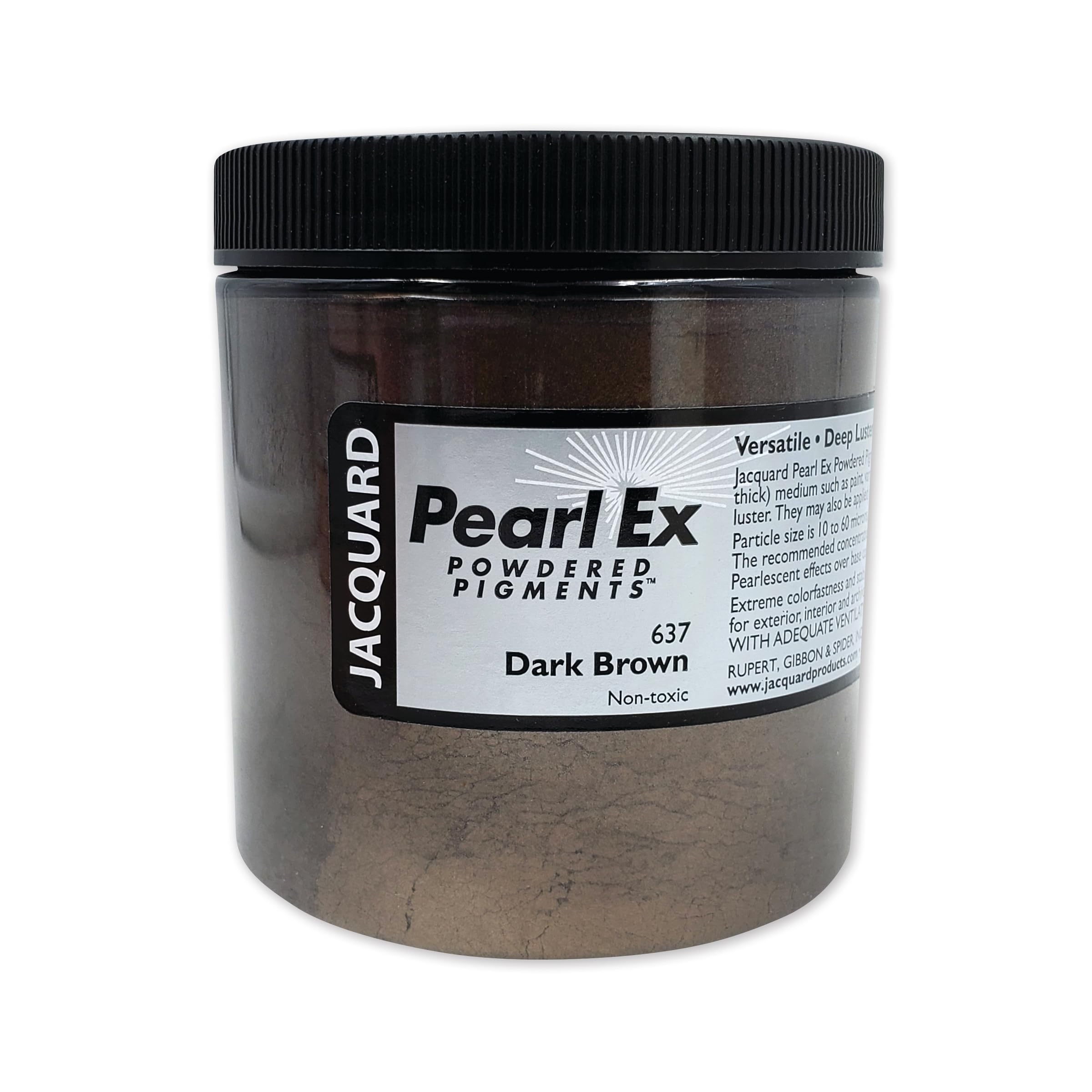 Pearl Ex 4 OZ #637 Dark Brown poudre de mica brun fonce pour resine epoxy