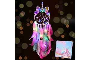FIODAY Unicorn Dream Catcher: Magical Protection for Sweet Dreams