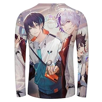 Amazon | [szmaold] Tシャツ 長袖 不破湊 三枝明那 黛灰 アニメ