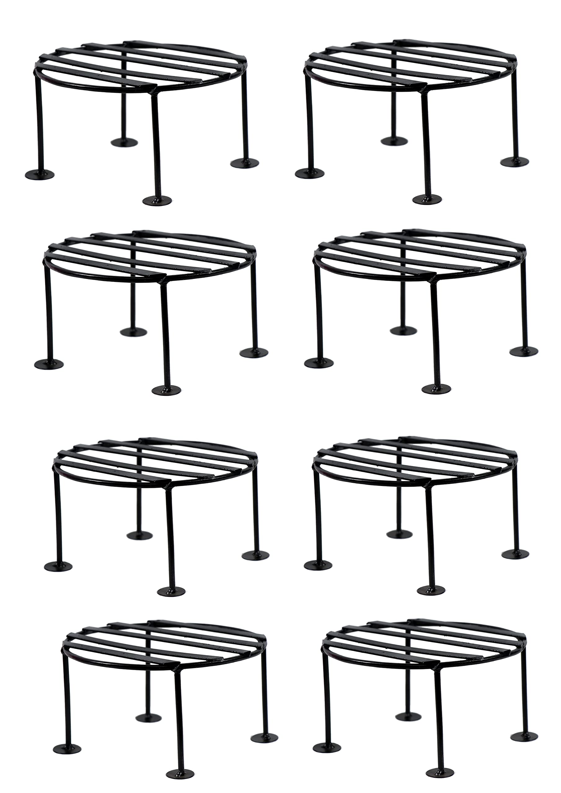 Decor Sense||Metal Planter Stand|| Plant Stand for Outdoor & Indoor||Home Garden Balcony Living Room||DCR-Round|| [Pack of-8] (B0B57MH848) Amazon Price History, Amazon Price Tracker