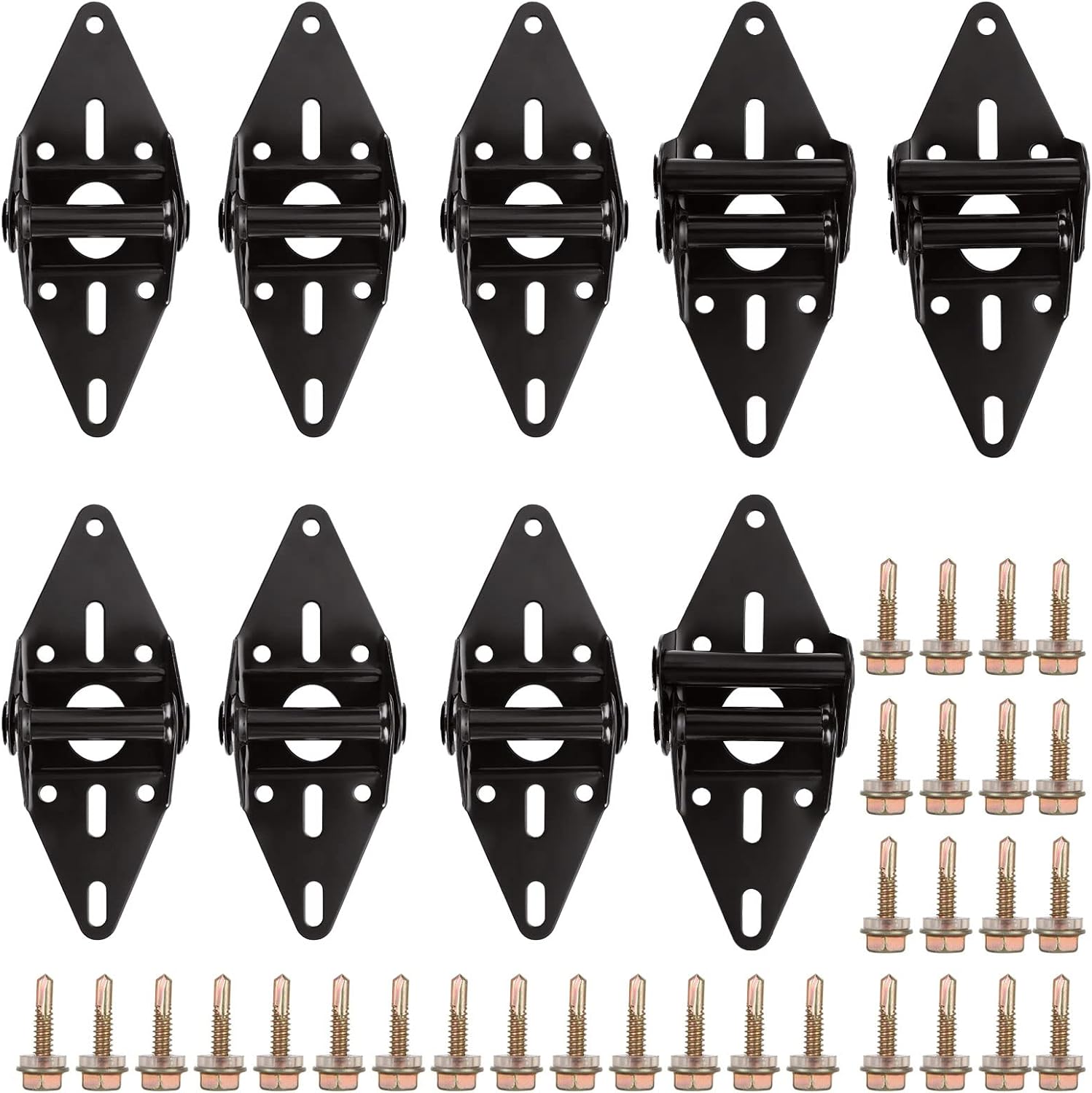 9Pcs Garage Door Hinges 123 MNKNENG 18 Gauge Garage Door Hinge with