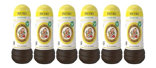 Pietro Dressing s New aderezo de jengibre, 9.3 onzas, aderezo y adobo natural, delicioso para verduras, ensaladas de pasta, carne de res, cerdo,