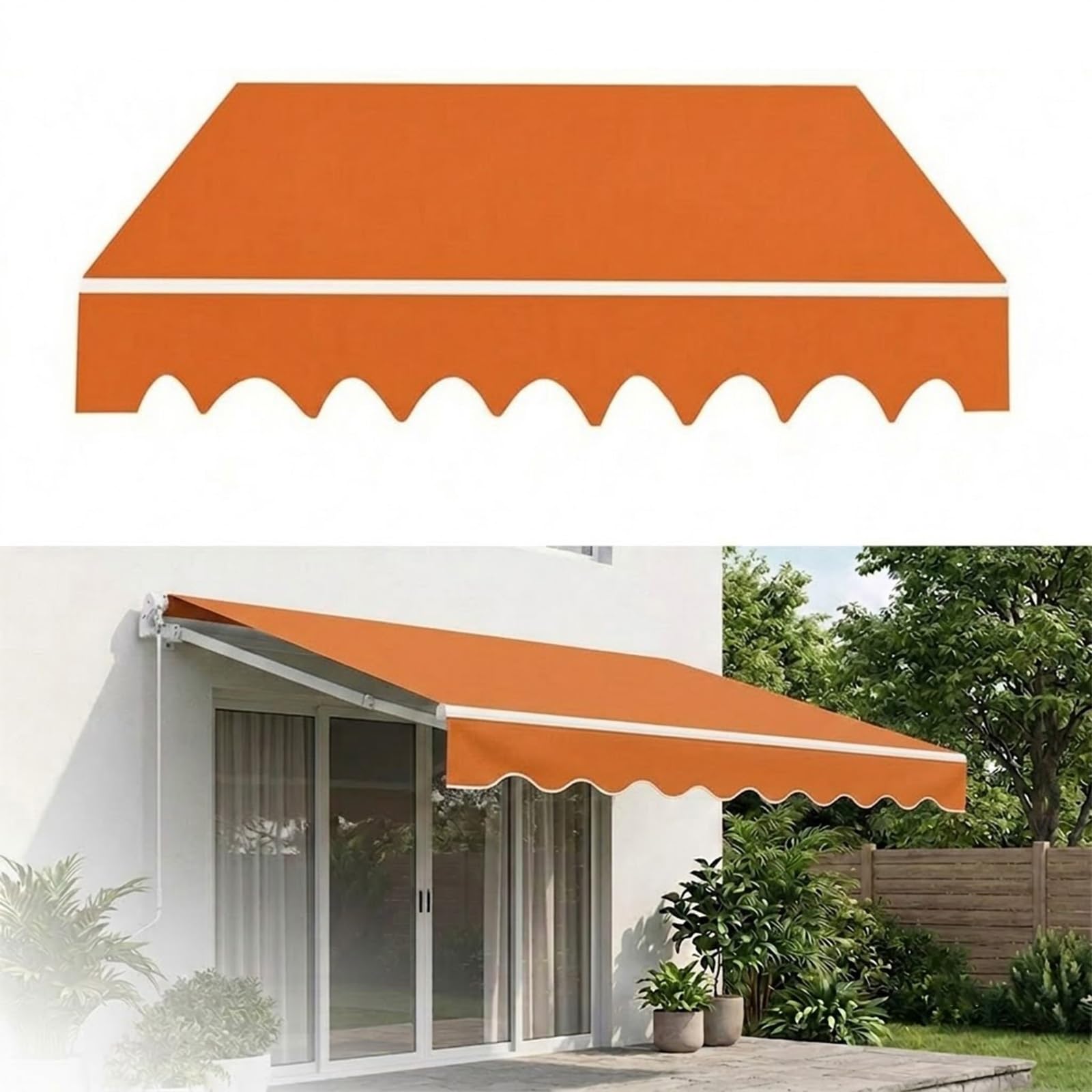 Lona recambio parasol de terraza y jardín para crear un refugio fresco con protección solar