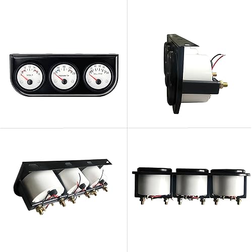 Miniatura 14 de Kit de medidor automático triple cromado 3 en 1 de 2.047 in