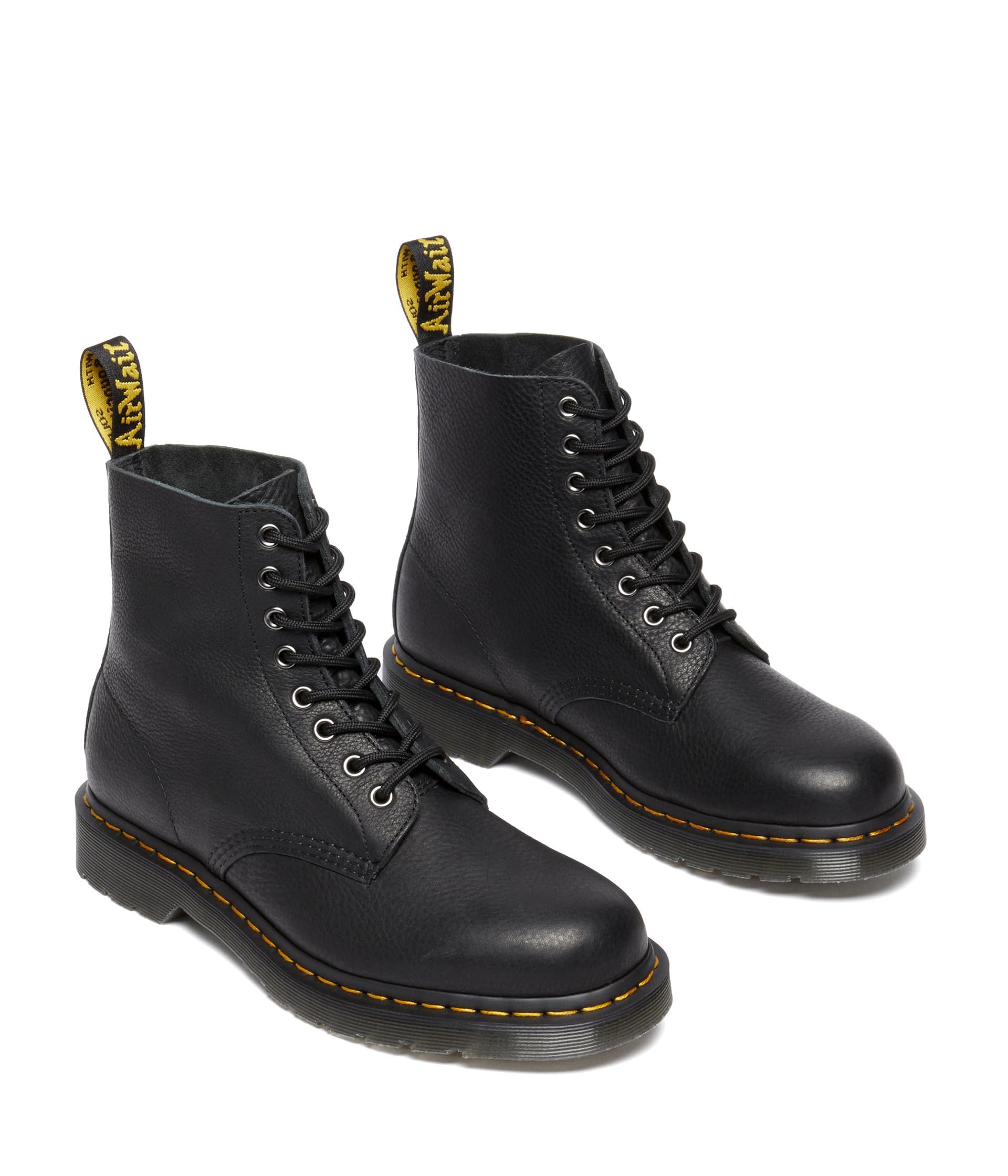 Dr Martens Para Hombre. 31981001 Botas De Piel 1460 Pascal Negro (41), Plano, Cordones, Casual-image
