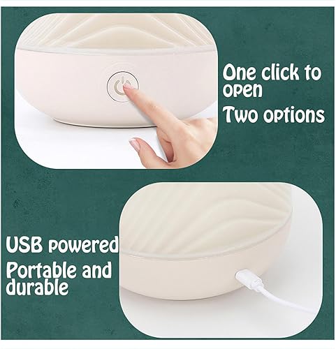 Miniatura 3 de Landscape Design - Mini humidificador para dormitorio, humidificador pequeño de 23.7 fl oz para dormitorio, humidificador recargable por USB para