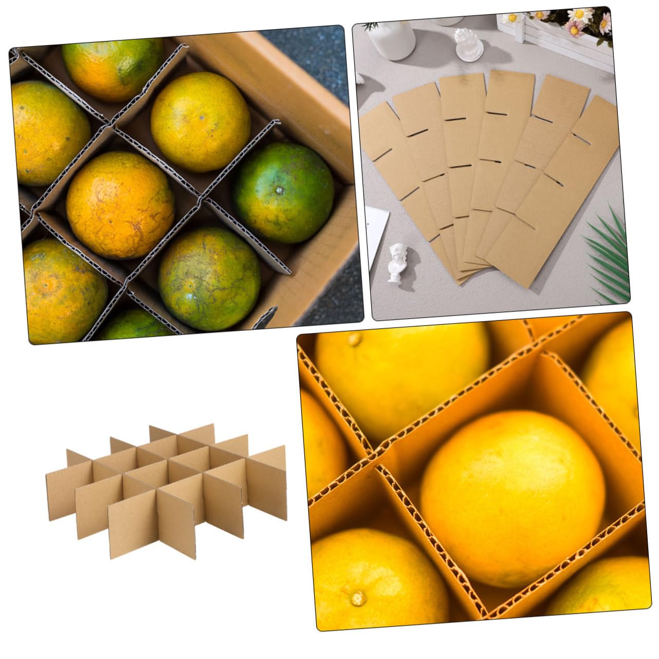 SHINEOFI 18Piezas Divisores de Cartón para Cajas de Mudanza Separadores de Embalaje para Copas y Vajilla Divisores Reutilizables y Duraderos Protección Efectiva para Transporte para Almacenamiento